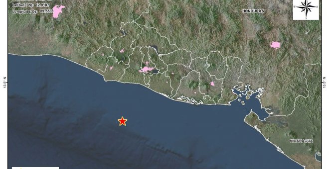 Alerta de tsunami tras el terremoto de 6,8 registrado en El Salvador