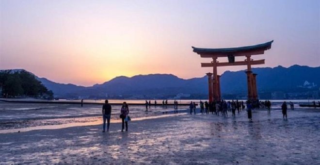 Las playas de Japón guardan la memoria de Hiroshima