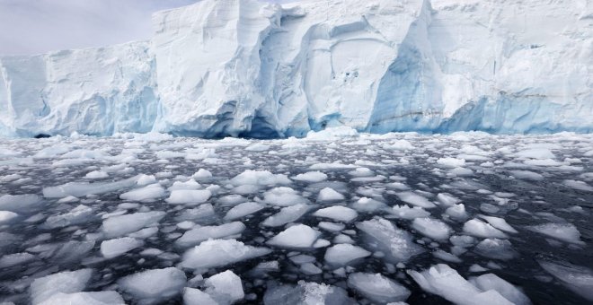 La increíble imagen de unos perros en Groenlandia que muestra la velocidad a la que se derrite la capa de hielo