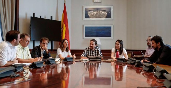 Unidas Podemos, a Sánchez sobre su última oferta: "Independientes del Ibex 35 somos todas"