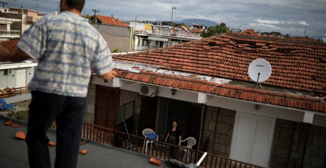 El temporal de Grecia, en imágenes