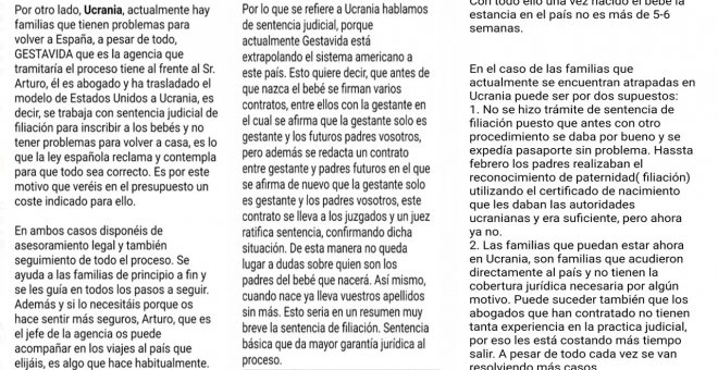 "Los vientres de alquiler nada tienen que ver con la libertad o el altruismo, sino con la pobreza y la marginación"