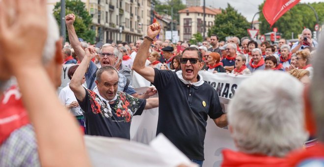Pensionistas vascos preparan un otoño caliente: "Esta lucha la vamos a ganar"