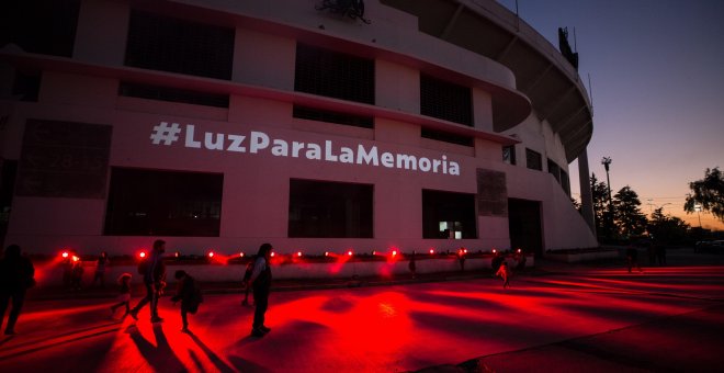 La memoria de Chile contra la dictadura sigue viva en el Estadio Nacional