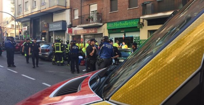 Detenida la mujer que se arrojó con su hija de dos años desde un segundo piso en Madrid