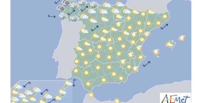 Un frente atlántico afectará este martes al noroeste peninsular: consulta la previsión de tu comunidad autónoma