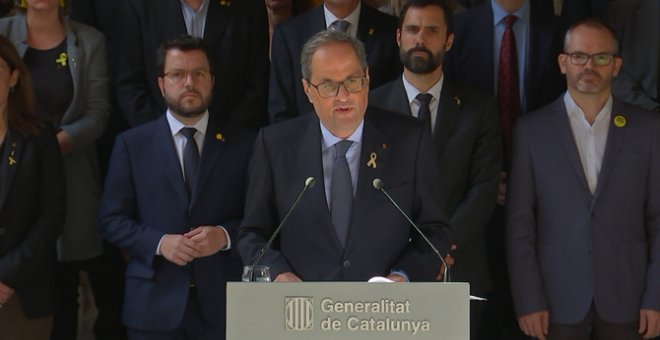 Torra: “El Govern rebutja la sentència per injusta i antidemocràtica”