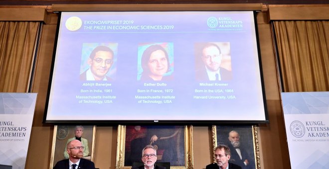 Banerjee, Duflo y Kremer ganan el Nobel de Economía por sus estudios para aliviar la pobreza global