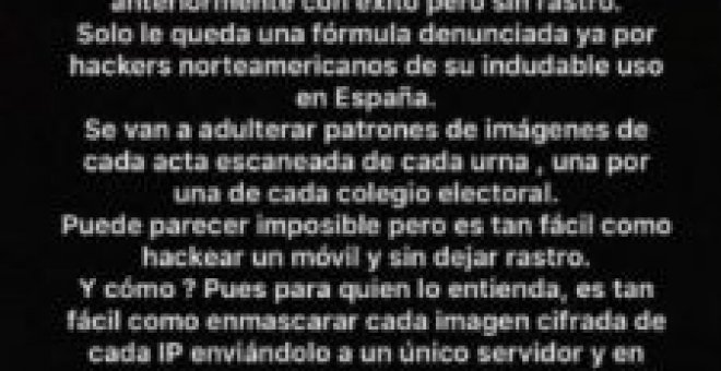 El falso "aviso importante" del "fraude electoral" de Pedro Sánchez