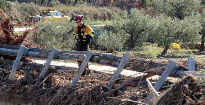 Hallado un cuerpo en Vilaverd (Tarragona) durante la búsqueda de víctimas del temporal