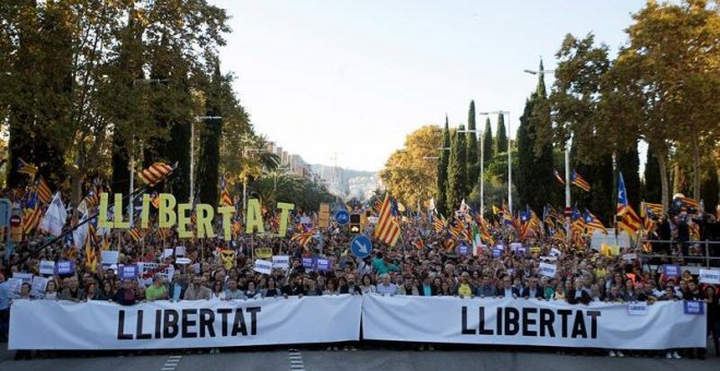 El moviment sobiranista manté la capacitat de mobilització contra la sentència