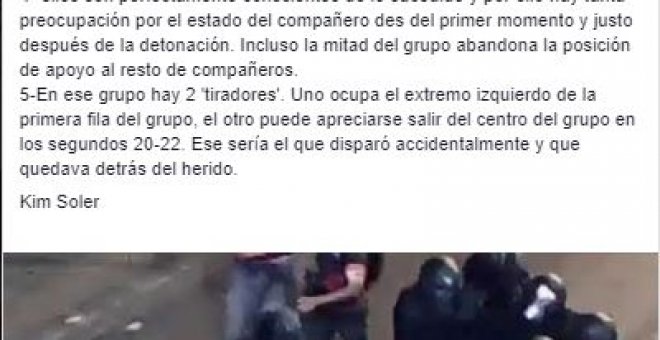 La teoría del policía herido por otro no la avala el Estado