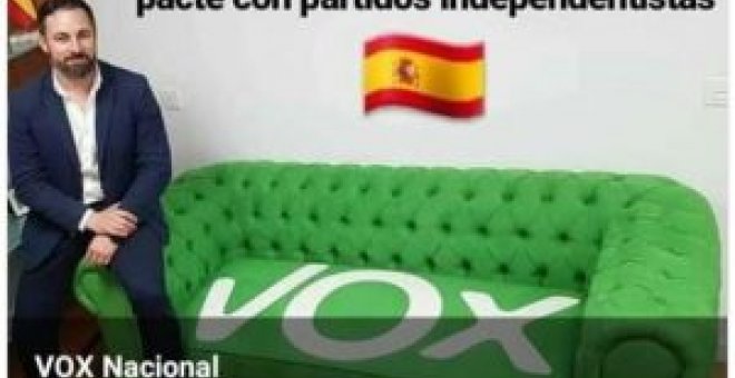 El bulo de "si Vox supera en votos a Podemos"