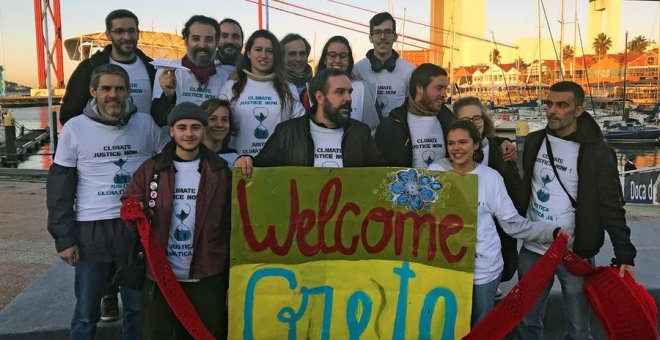 Greta Thunberg permanecerá unos días en Lisboa antes de viajar a Madrid