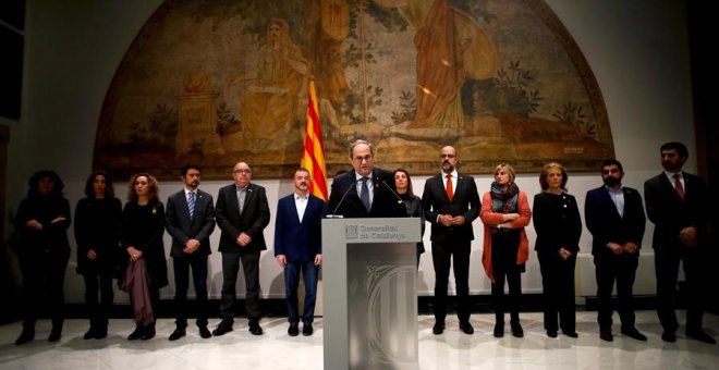 Quim Torra: "Soc diputat del Parlament i president de Catalunya"