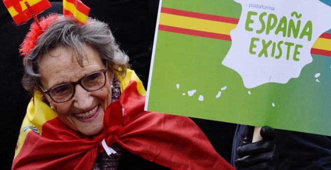 Vox congrega a unas 3.000 personas en Madrid para protestar contra el Gobierno