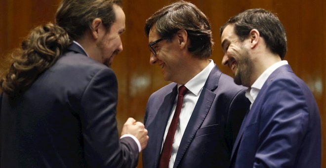 El PSOE celebra el gesto "generoso" de Iceta e Iglesias señala que respeta que Illa sea candidato