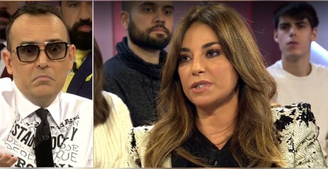 Mariló Montero, ofendidísima por el pin de Iglesias sobre la lucha antifascista frente a los nazis: "Hombre, extrema izquierda"