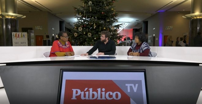 Miguel Urbán entrevista a las defensoras de derechos humanos Mirian Miranda y Jessica Trinidad Elvira