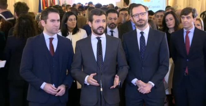 Casado acusa a Sánchez de ir "contra de la Constitución" con una agenda que "blanquea a Podemos y ERC"