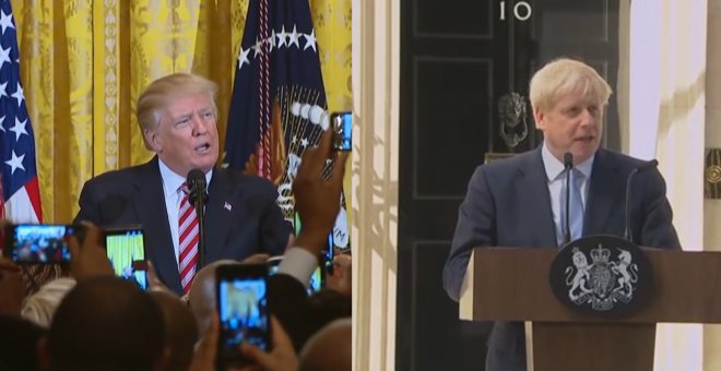 Trump invita a Johnson a una visita oficial a la Casa Blanca