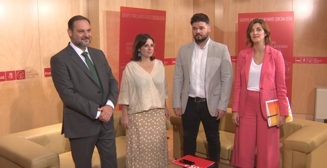 ERC i el PSOE reprenen els contactes amb dues reunions telemàtiques a l'espera de "desconfinar" la taula de diàleg