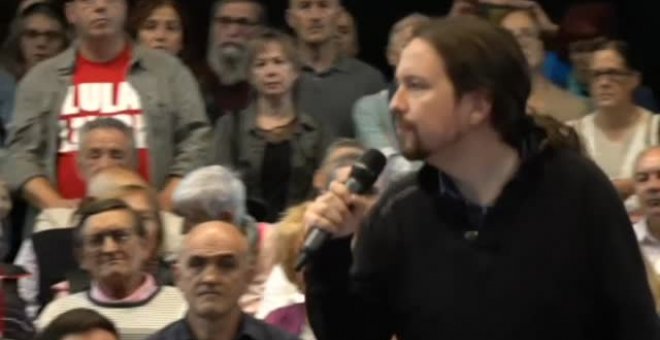 Iglesias asegura que la sentencia del 'procès' es la "excusa perfecta" para la gran coalición entre PSOE y PP