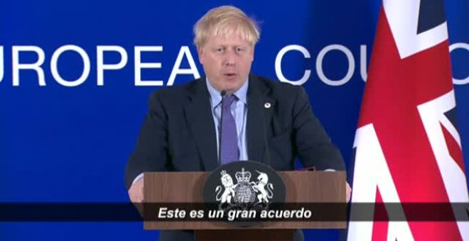 Boris Johnson trata de que el Parlamento Británico acepte su acuerdo para el Brexit con Bruselas