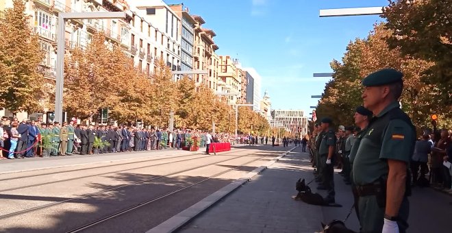 Acto conmemorativo de la Guardia Civil en Zaragoza