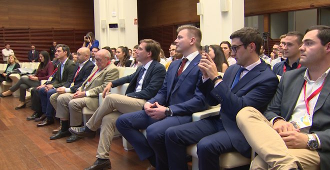 Almeida en el Congreso de Jóvenes Ingenieros Europeos