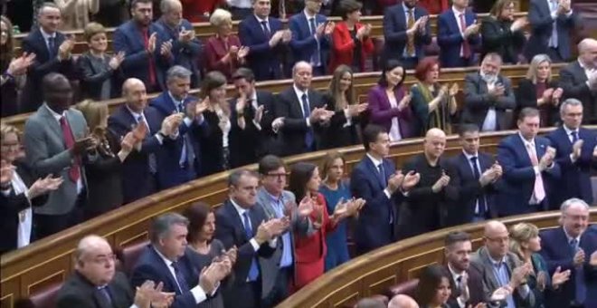 El "patriotismo social" expuesto por Sánchez y aplaudido por Iglesias
