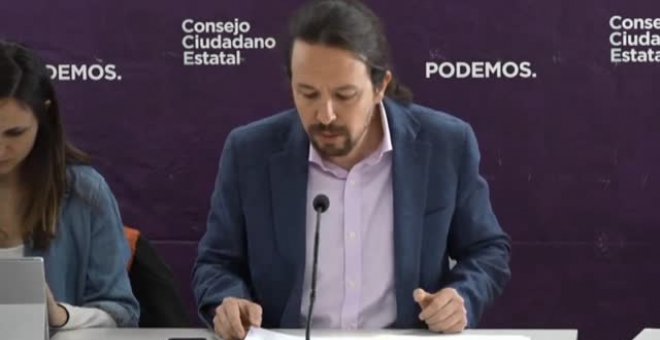 Iglesias reconoce que habrá "límites y contradicciones" por el "peso modesto" de Podemos en el Gobierno