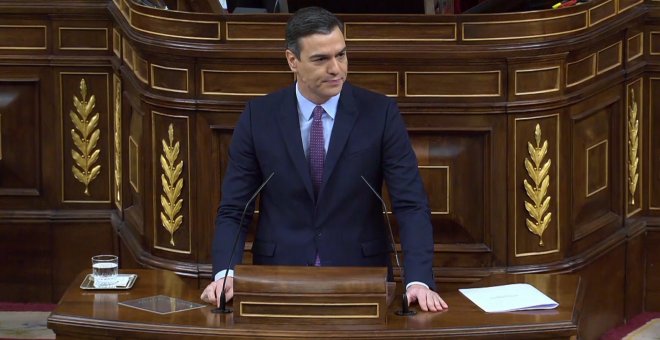 Sánchez arranca el debate de investidura apelando al "diálogo"