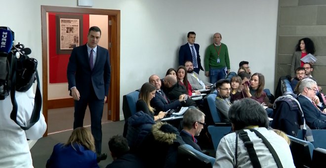 Sánchez en la rueda posterior al Consejo de Ministros