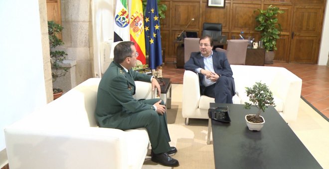 Vara se reúne con mando de la Guardia Civil de Cáceres