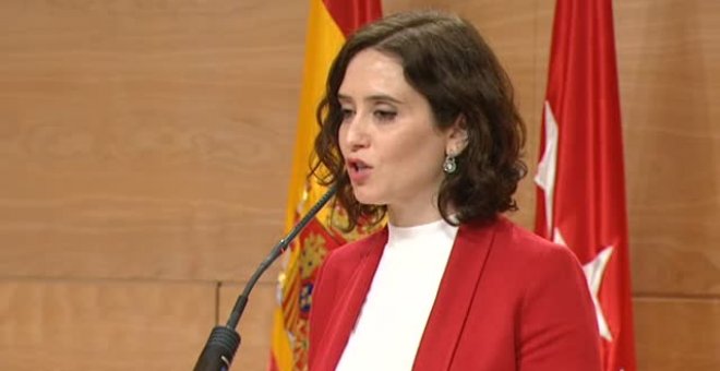 Díaz Ayuso: "En Madrid no hay adoctrinamiento en las aulas"