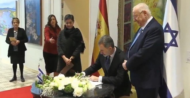 Felipe VI mantiene un encuentro con Reuven Rivlin