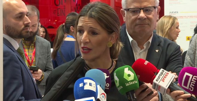 Yolanda Díaz: "La mejor noticia para este país es subir el SMI"