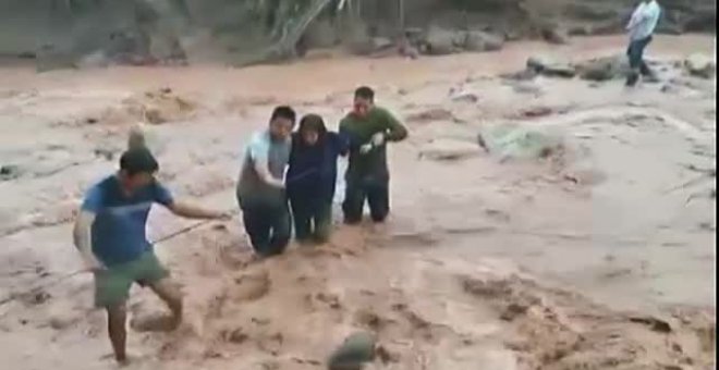 Las intensas lluvias causan graves inundaciones en la región peruana de San Martín
