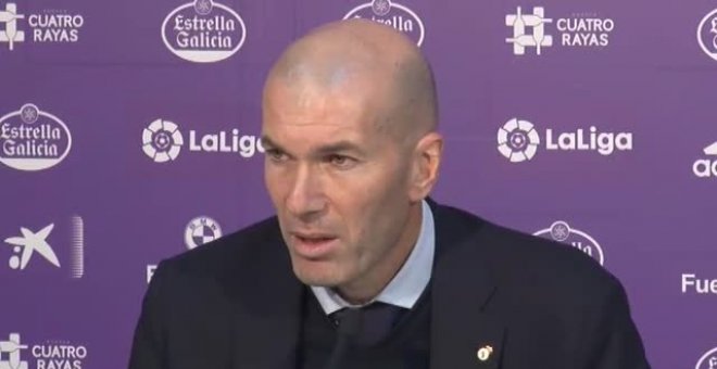 Zidane: "El liderato no cambia nada, vamos a tener que luchar hasta el final"