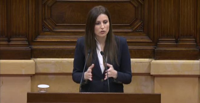 Bronca entre Ciudadanos y Torrent en el pleno del Parlament