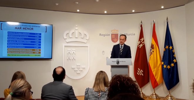 El Gobierno regional destina 56 millones de inversión al Mar Menor