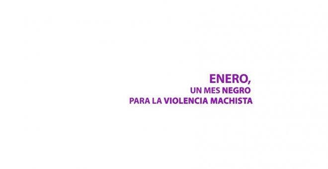 Enero, un mes negro para la violencia machista