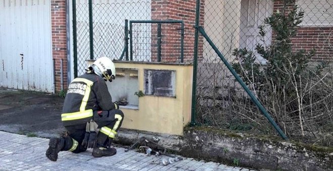 Fuga de gas en una urbanización deshabitada de Penagos tras el robo de la tubería