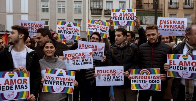 Unos 4.000 estudiantes se manifiestan en Barcelona contra la censura parental