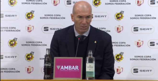 Zidane: "Lo bueno es que están todos los jugadores metidos"