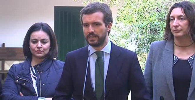 Pablo Casado sobre Ábalos: "Hoy hemos decidido registrar actuaciones judiciales para que la justicia dirima que es lo que pasó en Barajas"