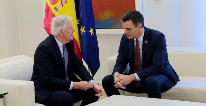 Sánchez y Barnier repasan las prioridades en relación con Reino Unido