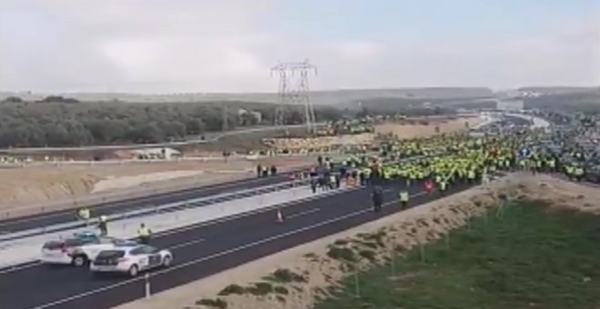 Reabiertas las carreteras en Jaén tras las protestas de los olivareros