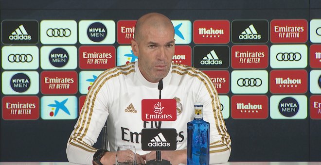 Zidane: "Ni miramos el partido de pretemporada ni el de Supercopa"